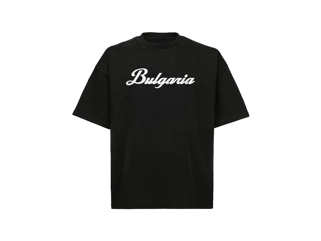 Matty Supreme Bulgaria Black Tee Front